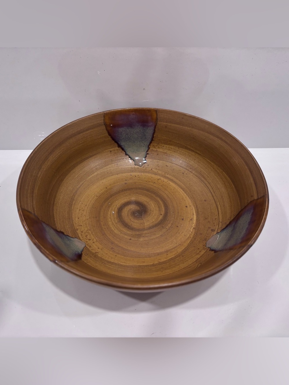 Sango Splash 4951 7.5" Cereal or Pasta Bowl Tan with Drip Glaze